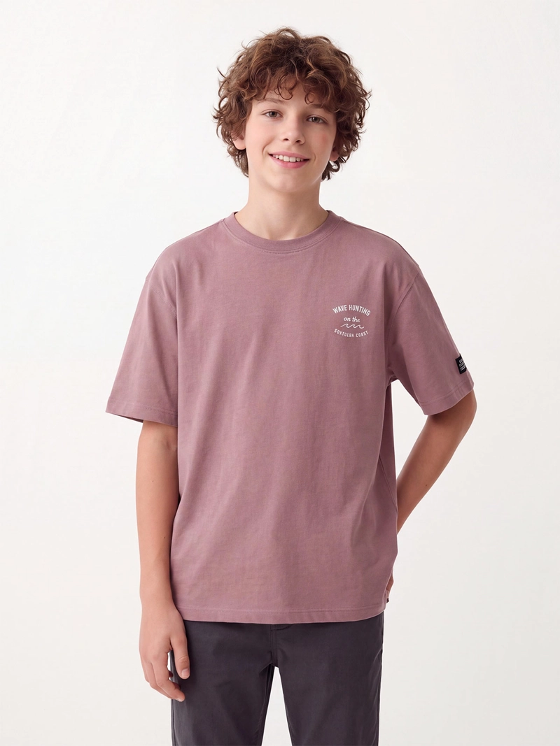 POLERA NIÑO CLOUDBREAK MANGA CORTA ALGODÓN