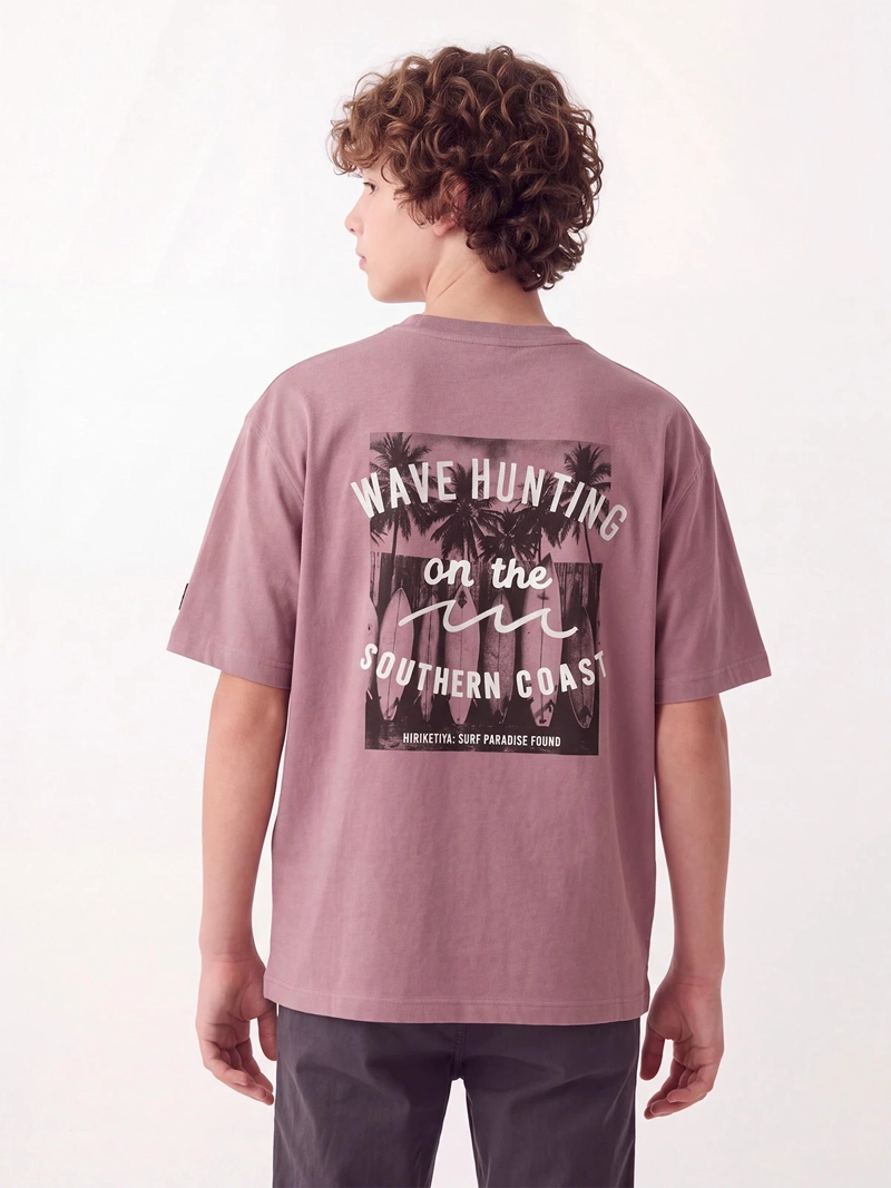 POLERA NIÑO CLOUDBREAK MANGA CORTA ALGODÓN - 2