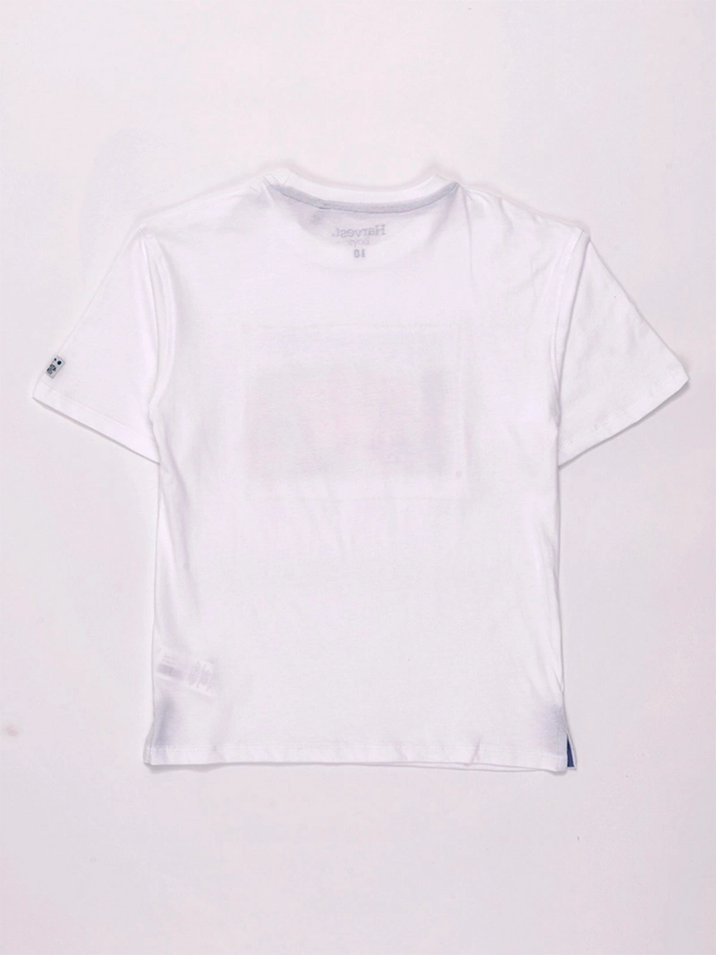 POLERA NIÑO HARVEST MANGA CORTA ALGODÓN - 4