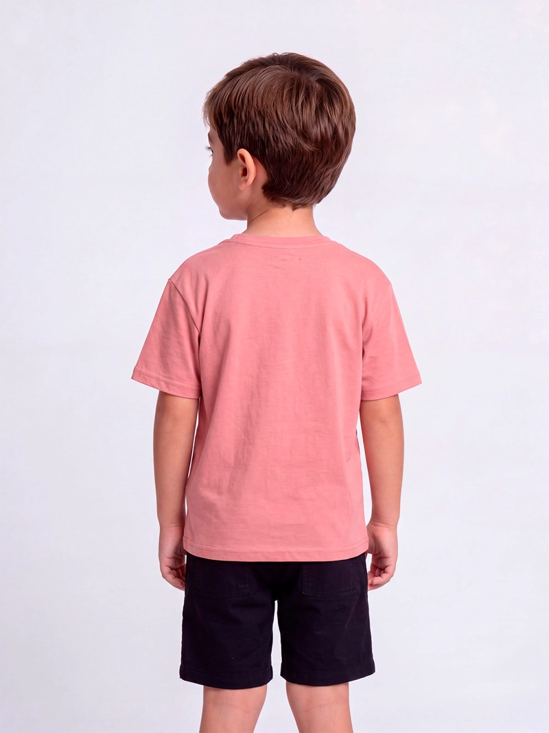 POLERA NIÑO HARVEST MANGA CORTA ALGODÓN - 2