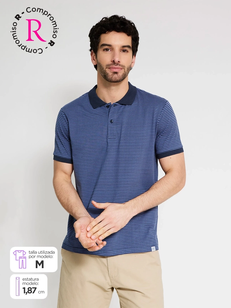 POLERA HOMBRE REGATTA ALGODÓN MANGA CORTA
