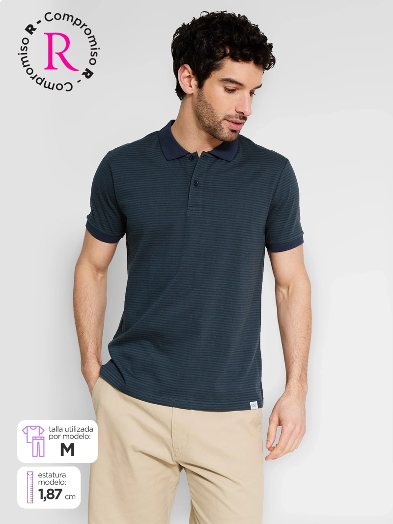 POLERA HOMBRE REGATTA ALGODÓN MANGA CORTA - 1