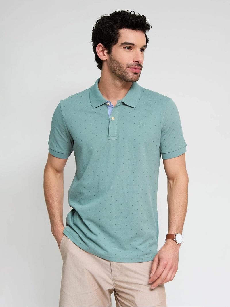POLERA HOMBRE REGATTA ALGODÓN CUELLO PIQUE