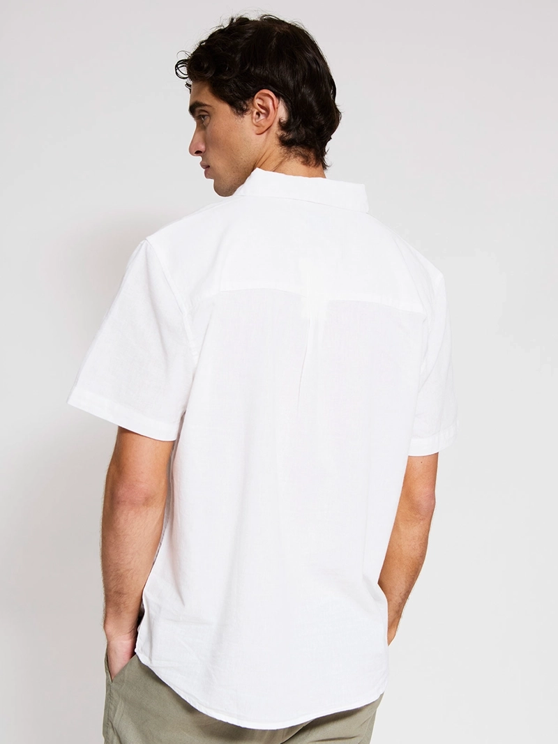 CAMISA HOMBRE PEPE JEANS ALGODÓN LINO MANGA CORTA - 2