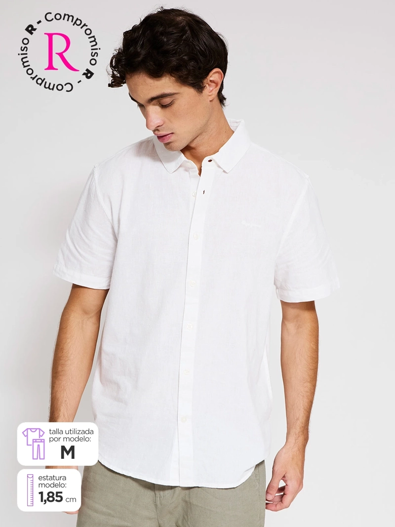 CAMISA HOMBRE PEPE JEANS ALGODÓN MANGA CORTA - 1