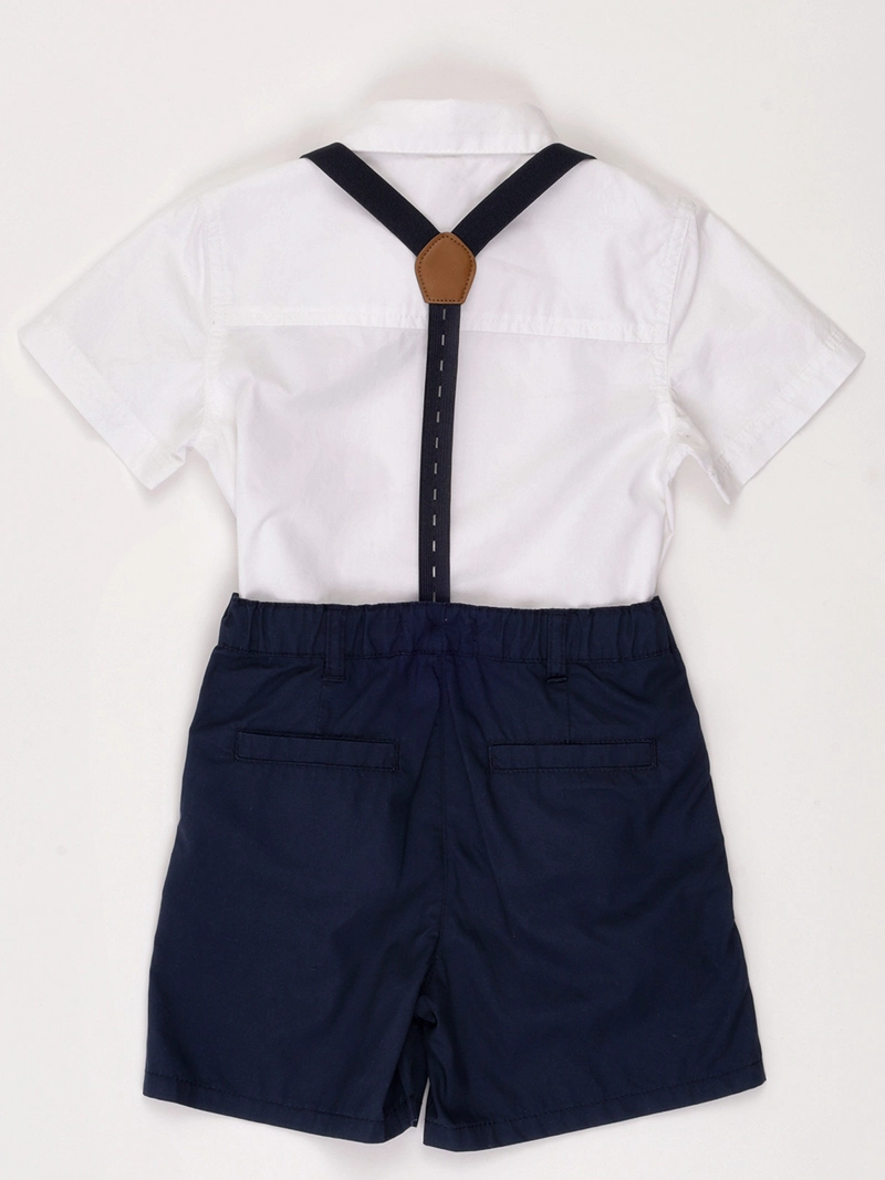 CONJUNTO CAMISA + SHORT NIÑO BABY HARVEST ALGODÓN  - 4