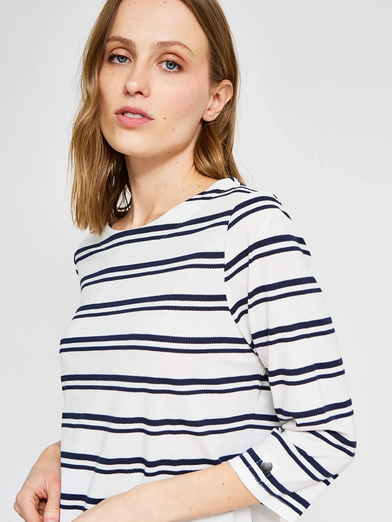 POLERA MUJER AZIZ ALGODÓN MANGA 3/4 - 3