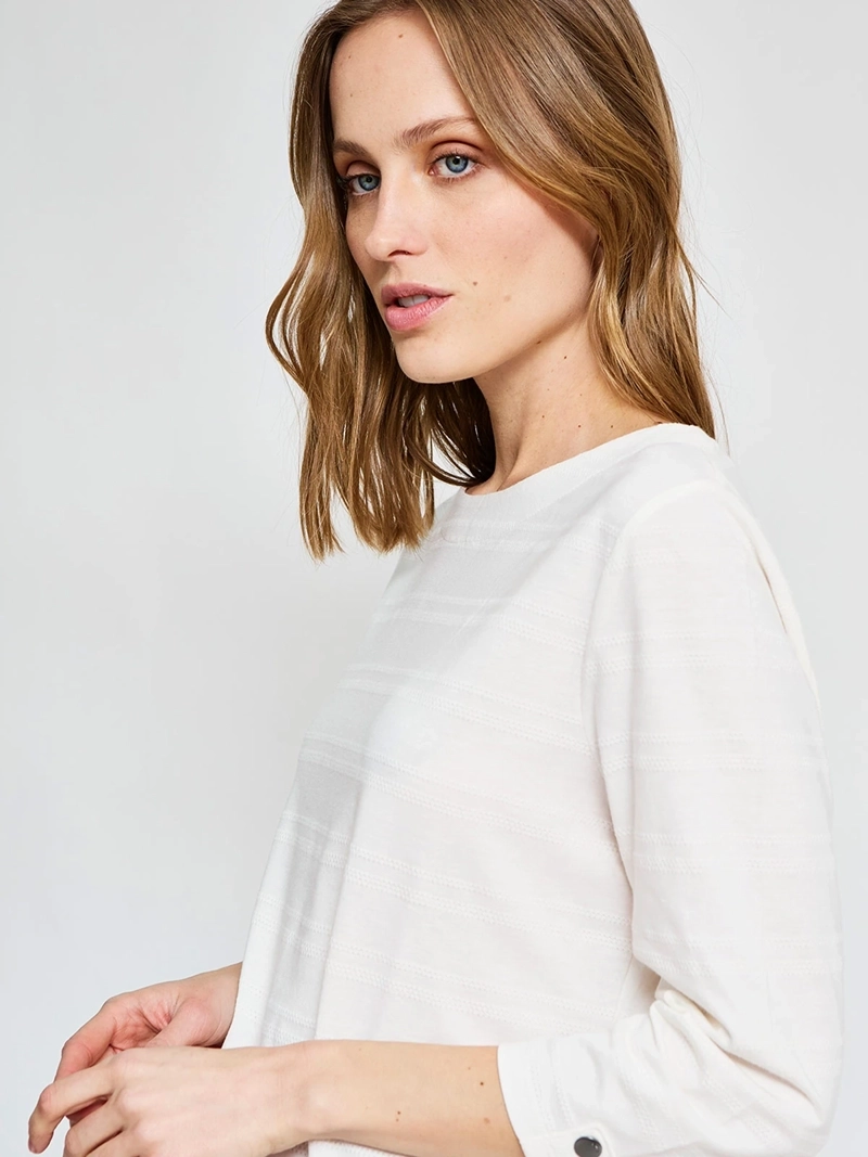 POLERA MUJER AZIZ ALGODÓN MANGA 3/4 - 3