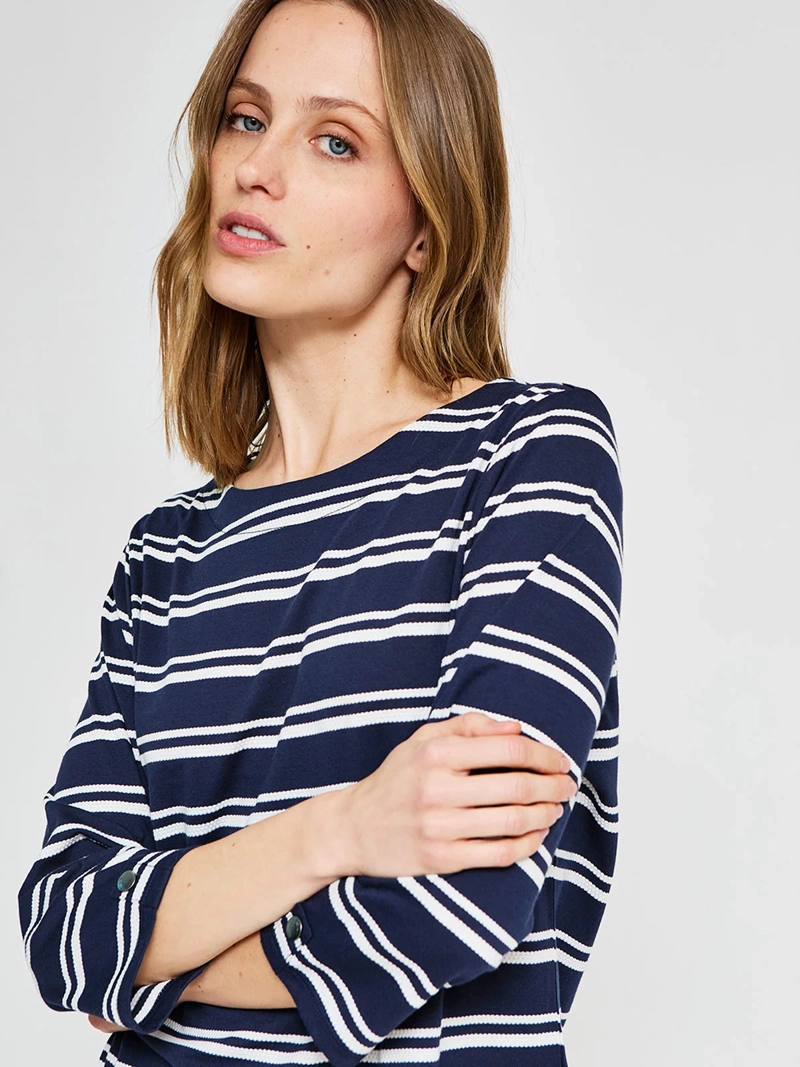 POLERA MUJER AZIZ ALGODÓN MANGA 3/4 - 3
