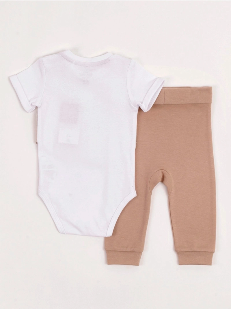 CONJUNTO BODY + PANTALÓN DE BUZO NIÑO BABY HARVEST ALGODÓN  - 4