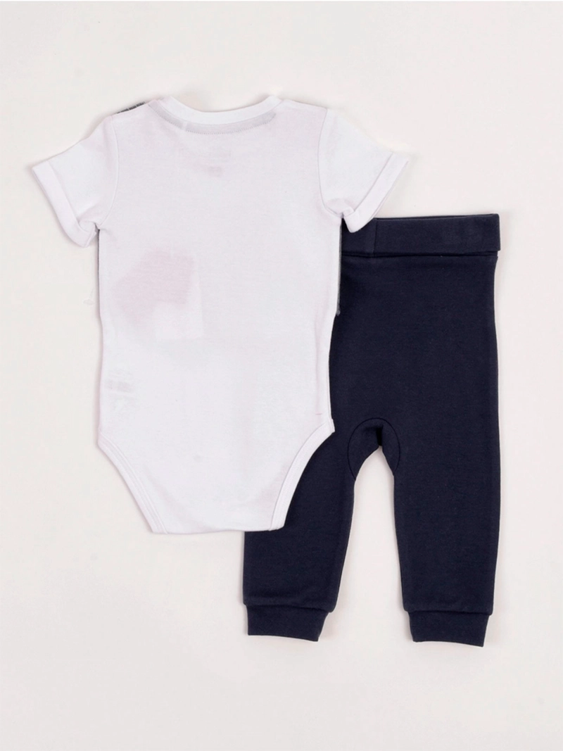 CONJUNTO BODY + PANTALÓN DE BUZO NIÑO BABY HARVEST ALGODÓN  - 4