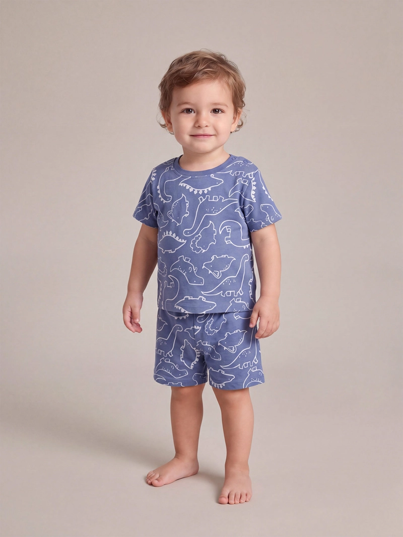 PIJAMA NIÑO BABY HARVEST POLERA MANGA CORTA Y SHORT