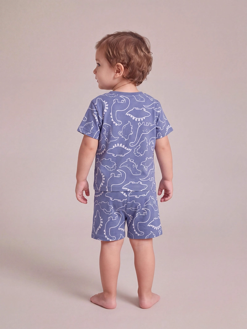 PIJAMA NIÑO BABY HARVEST POLERA MANGA CORTA Y SHORT  - 2
