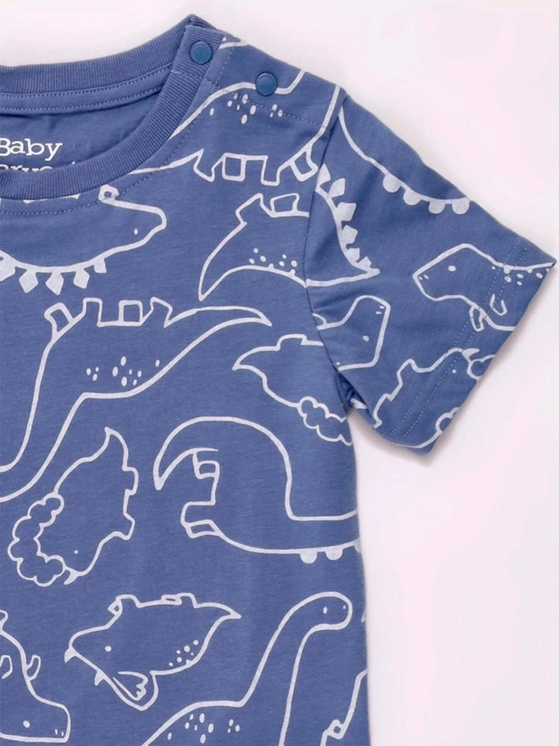 PIJAMA NIÑO BABY HARVEST POLERA MANGA CORTA Y SHORT  - 5