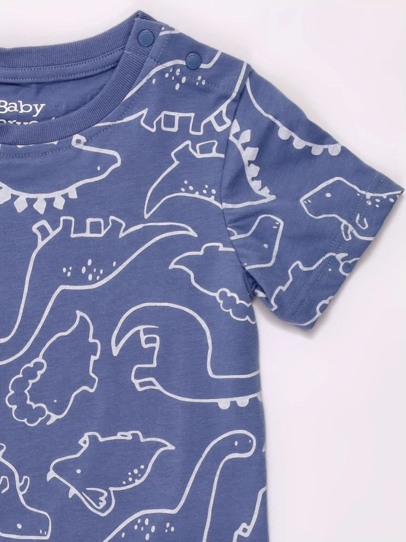 PIJAMA NIÑO BABY HARVEST POLERA MANGA CORTA Y SHORT  - 3