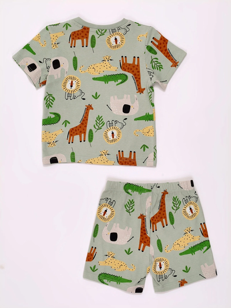 PIJAMA NIÑO BABY HARVEST POLERA MANGA CORTA Y SHORT  - 2