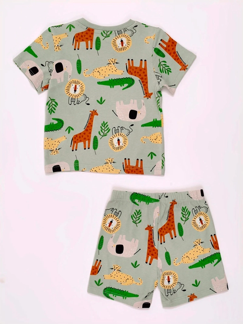 PIJAMA NIÑO BABY HARVEST POLERA MANGA CORTA Y SHORT  - 4