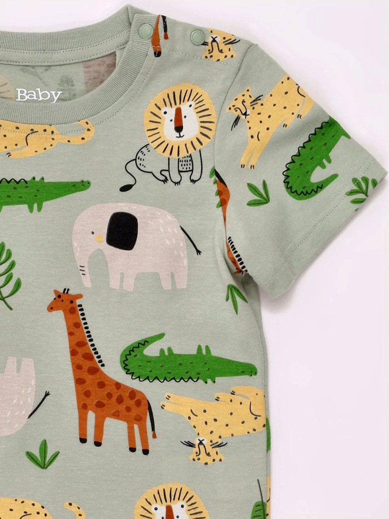 PIJAMA NIÑO BABY HARVEST POLERA MANGA CORTA Y SHORT  - 3