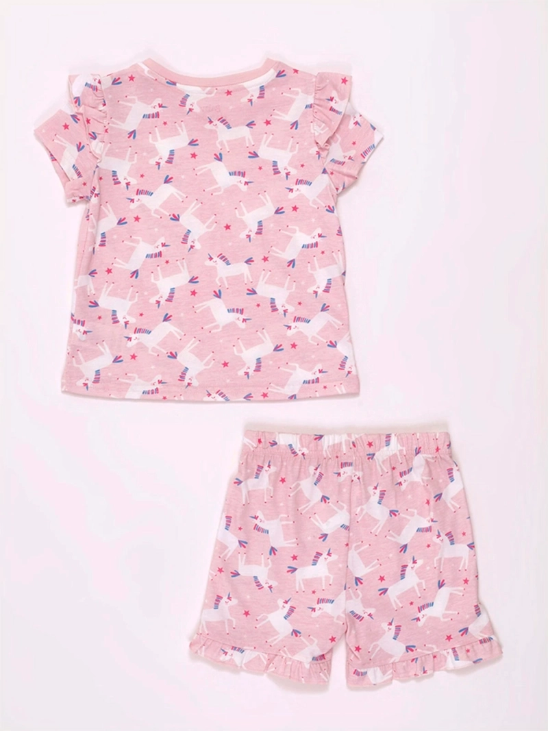 PIJAMA NIÑO BABY HARVEST POLERA MANGA CORTA Y SHORT  - 4