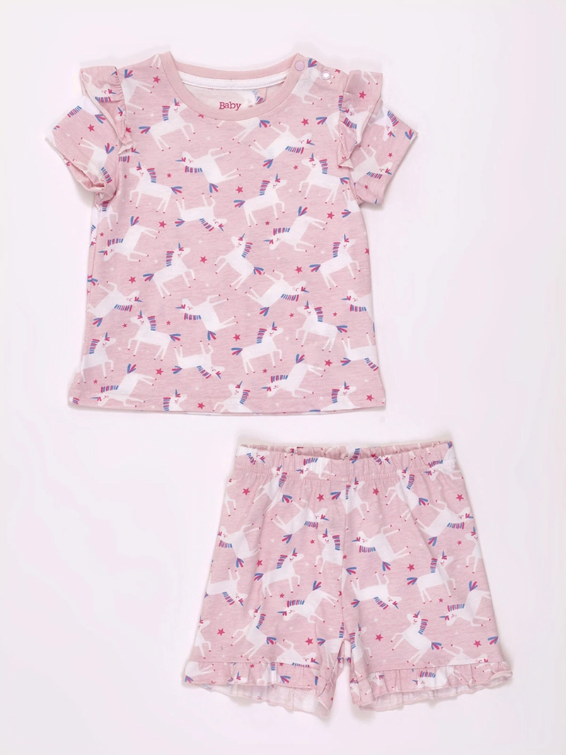 PIJAMA NIÑO BABY HARVEST POLERA MANGA CORTA Y SHORT  - 1