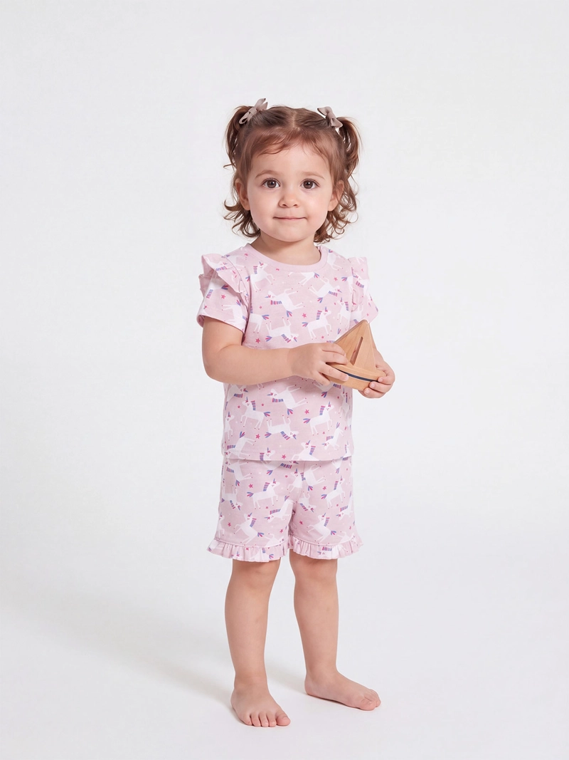 PIJAMA NIÑO BABY HARVEST POLERA MANGA CORTA Y SHORT