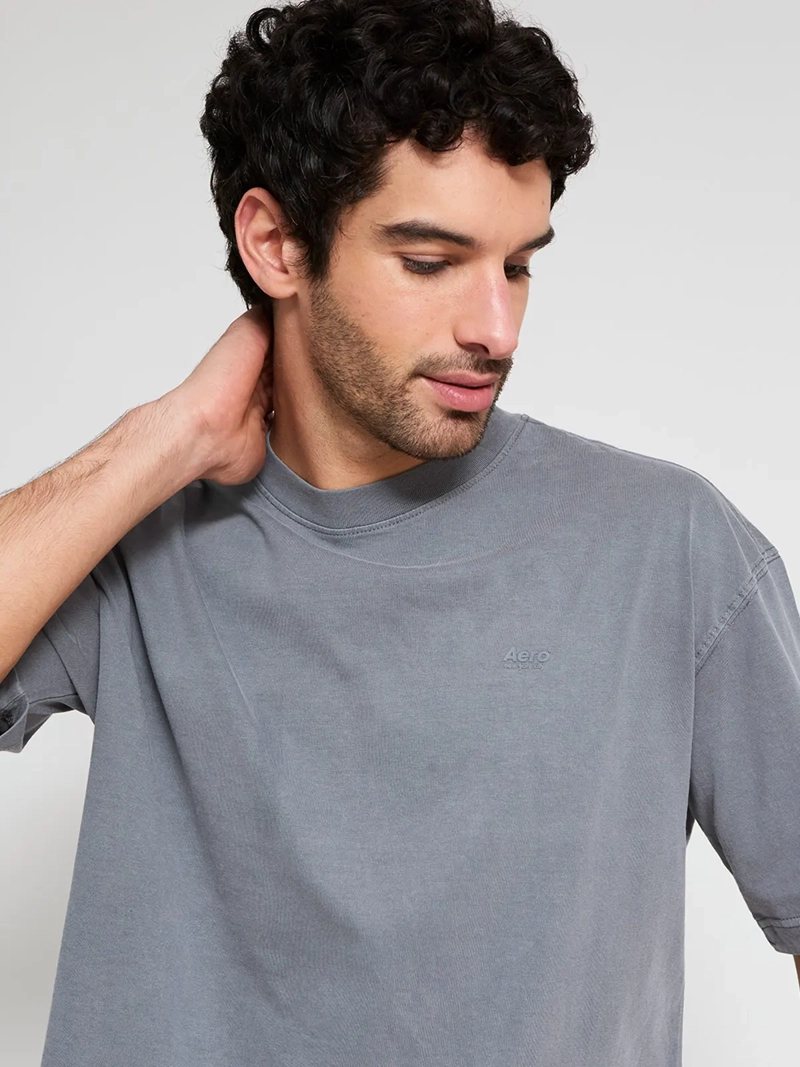 POLERA HOMBRE AEROPOSTALE ALGODÓN BOXY FIT - 3