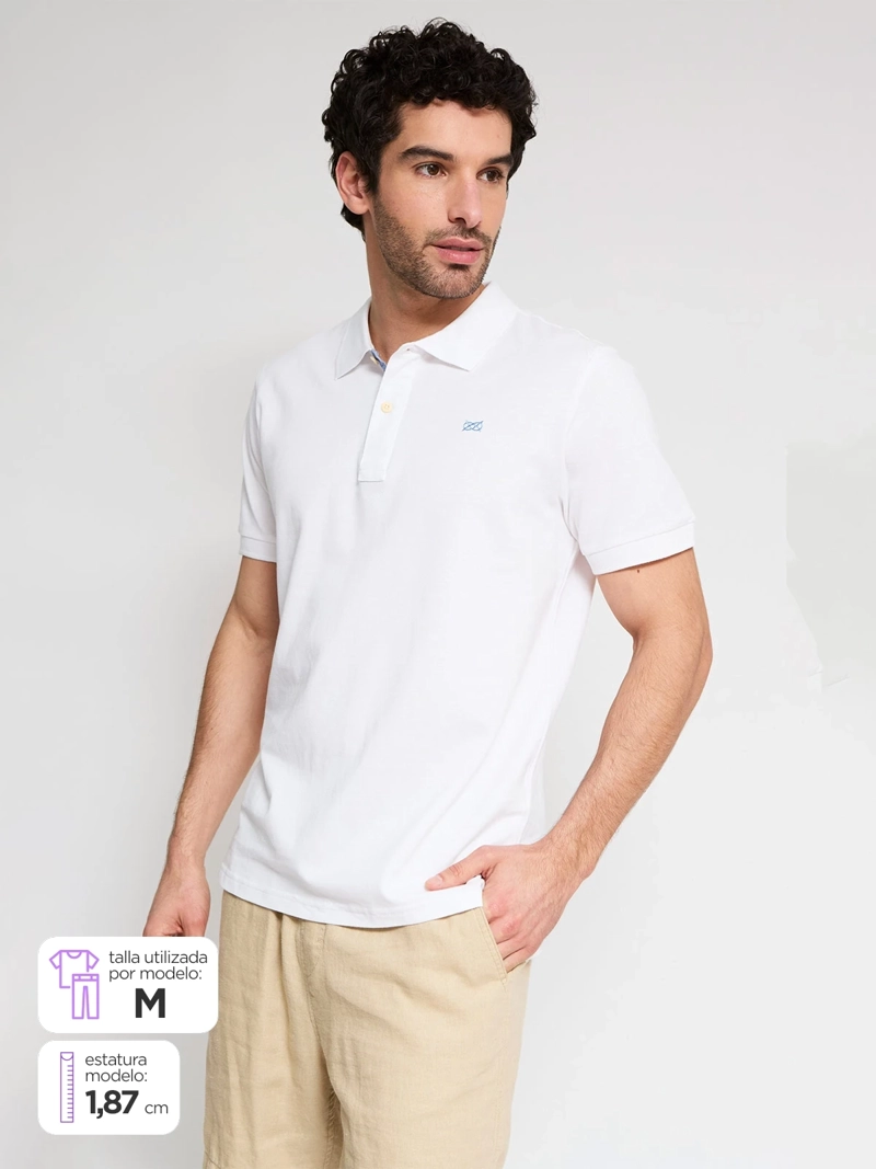 POLERA HOMBRE REGATTA ALGODÓN CUELLO PIQUE - 1