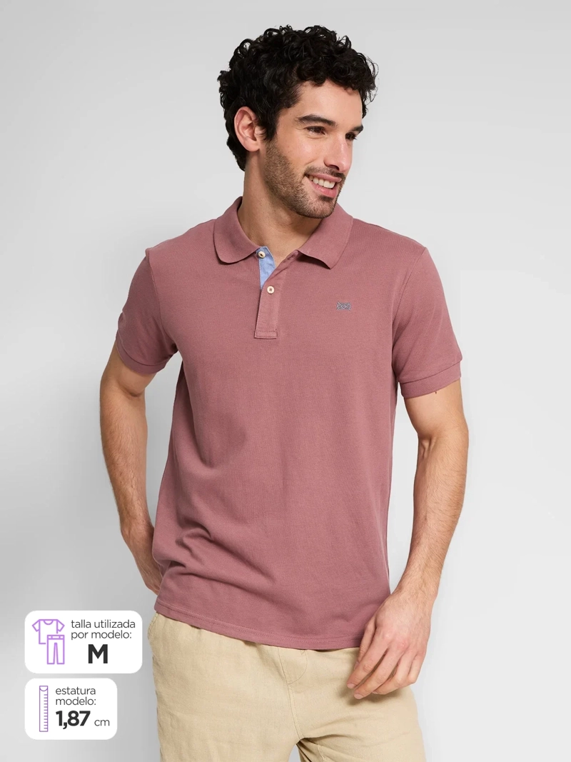 POLERA HOMBRE REGATTA ALGODÓN CUELLO PIQUE