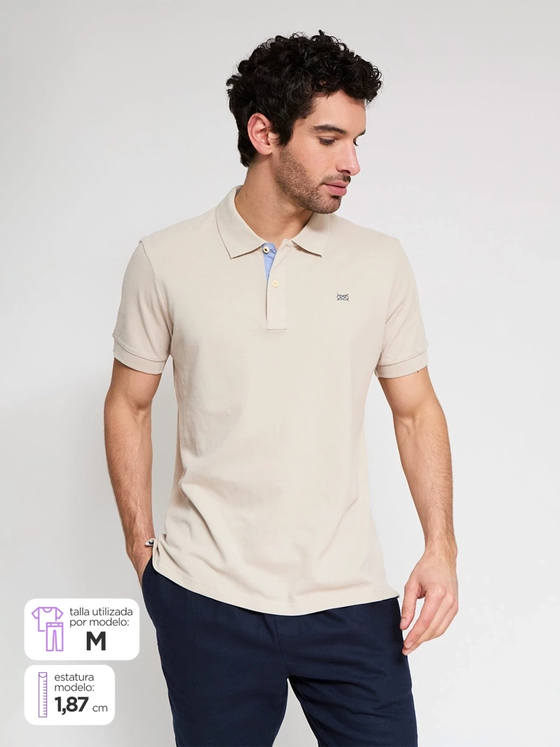 POLERA HOMBRE REGATTA ALGODÓN CUELLO PIQUE
