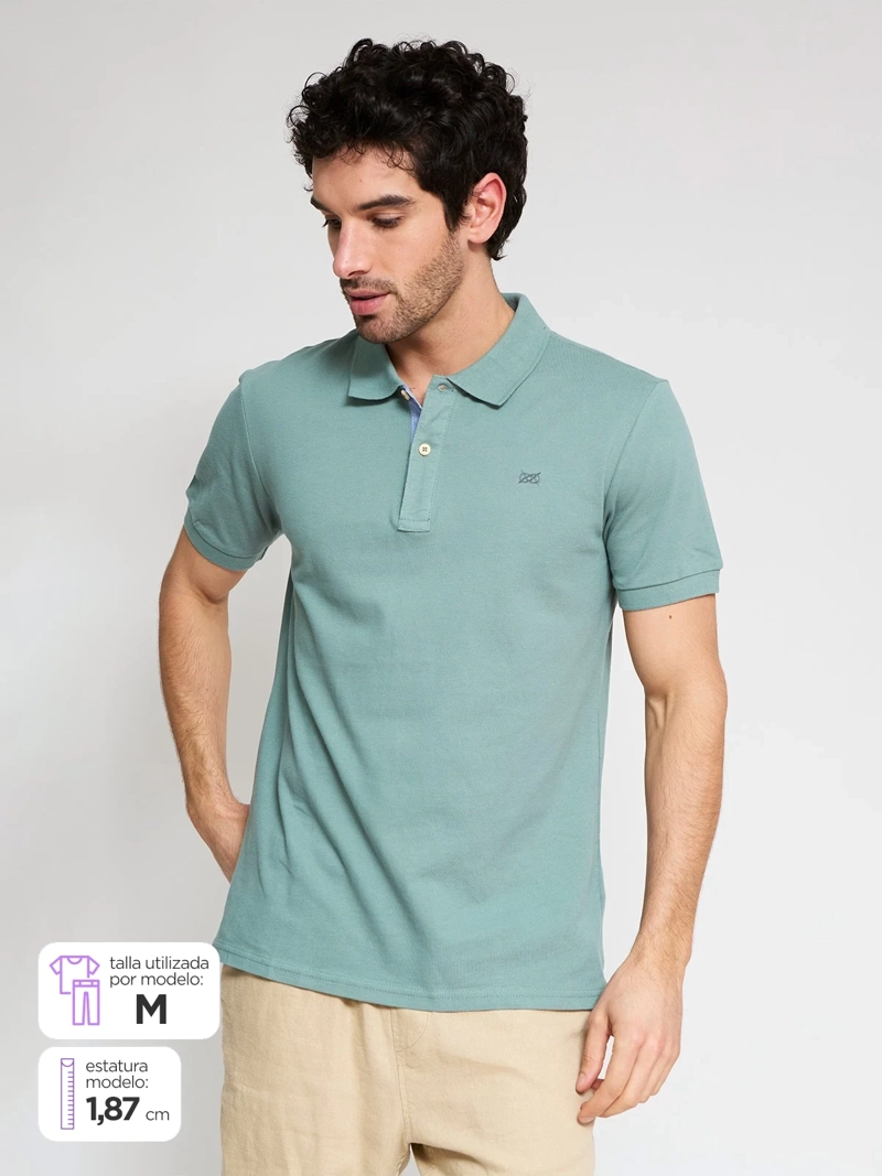 POLERA HOMBRE REGATTA ALGODÓN CUELLO PIQUE