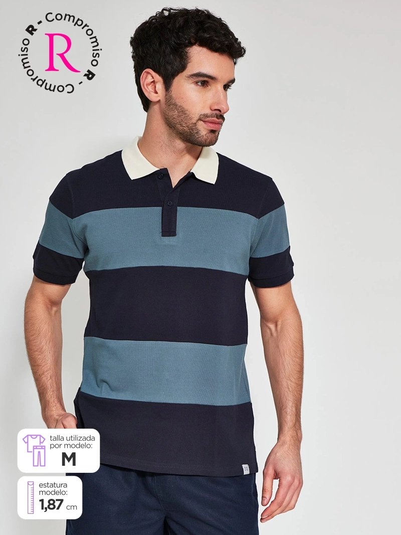 POLERA HOMBRE REGATTA ALGODÓN MANGA CORTA - 1