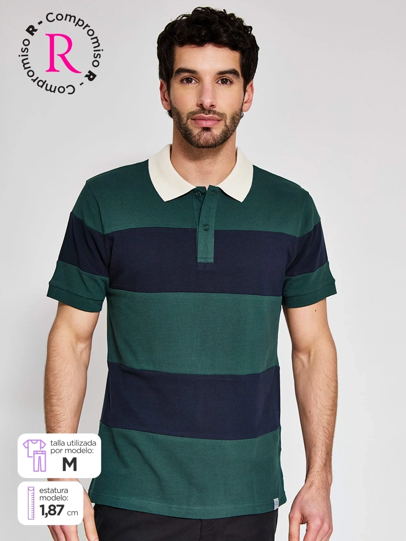 POLERA HOMBRE REGATTA ALGODÓN MANGA CORTA - 1