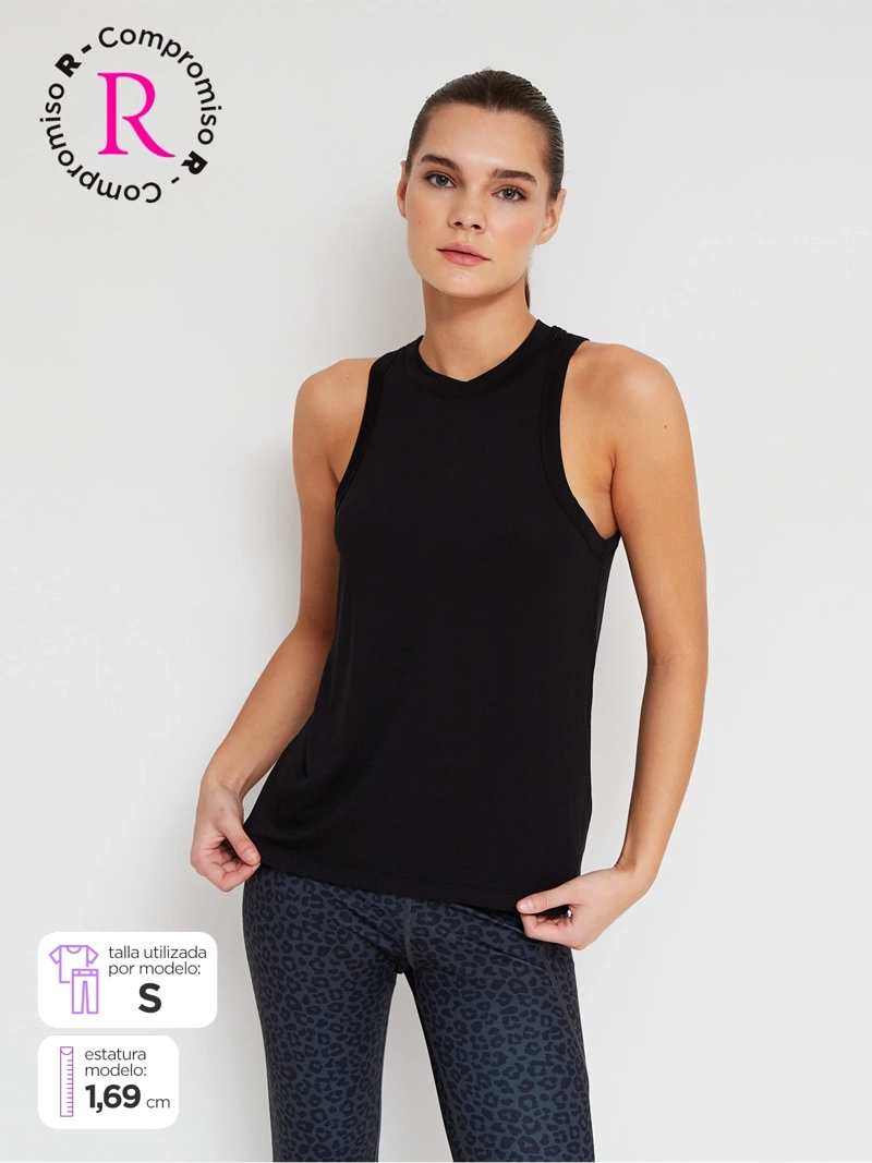 POLERA MUJER REVUP SIN MANGAS - 1