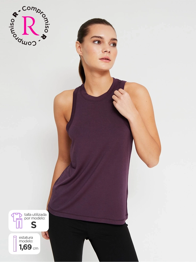 POLERA MUJER REVUP SIN MANGAS - 1