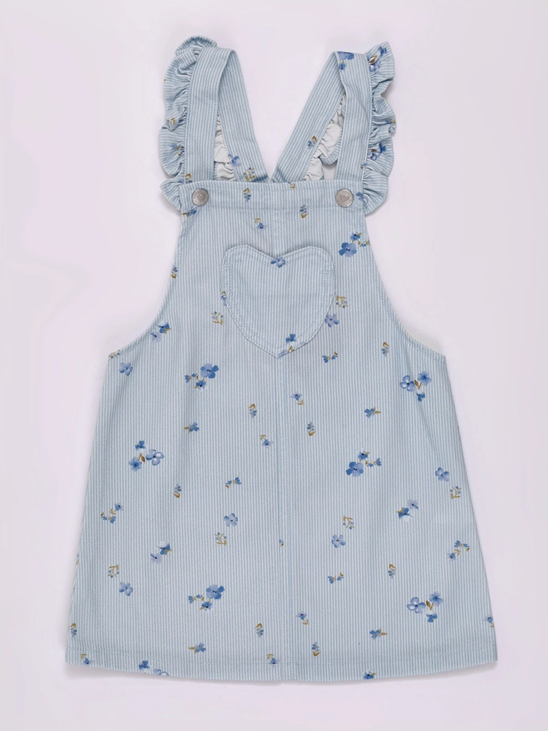 JARDINERA FALDA NIÑA BABY HARVEST ALGODÓN ESTAMPADA  - 1