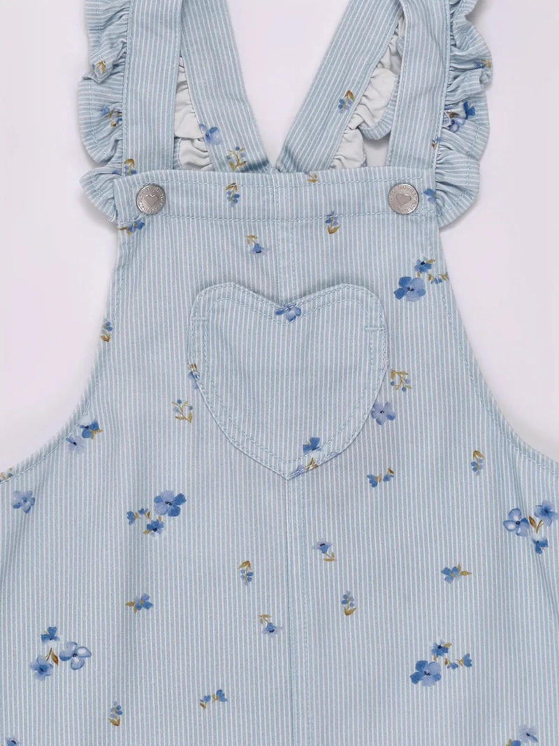 JARDINERA FALDA NIÑA BABY HARVEST ALGODÓN ESTAMPADA  - 3