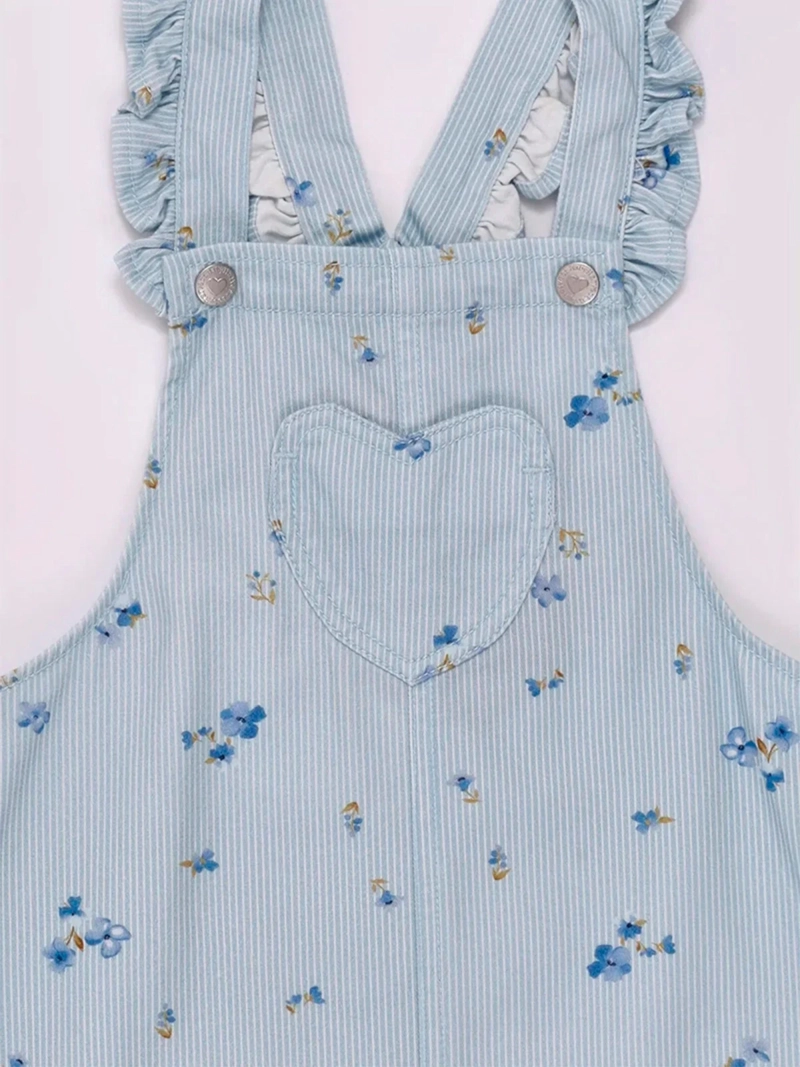 JARDINERA FALDA NIÑA BABY HARVEST ALGODÓN ESTAMPADA  - 5