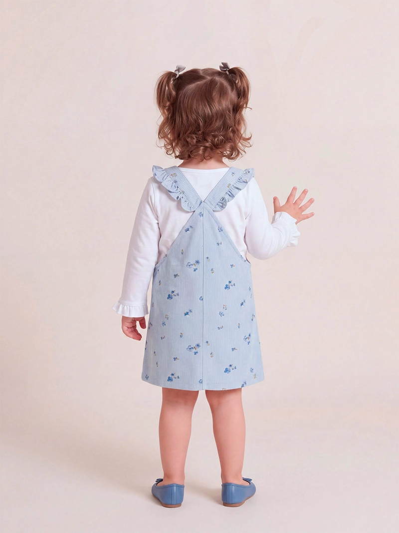 JARDINERA FALDA NIÑA BABY HARVEST ALGODÓN ESTAMPADA  - 2