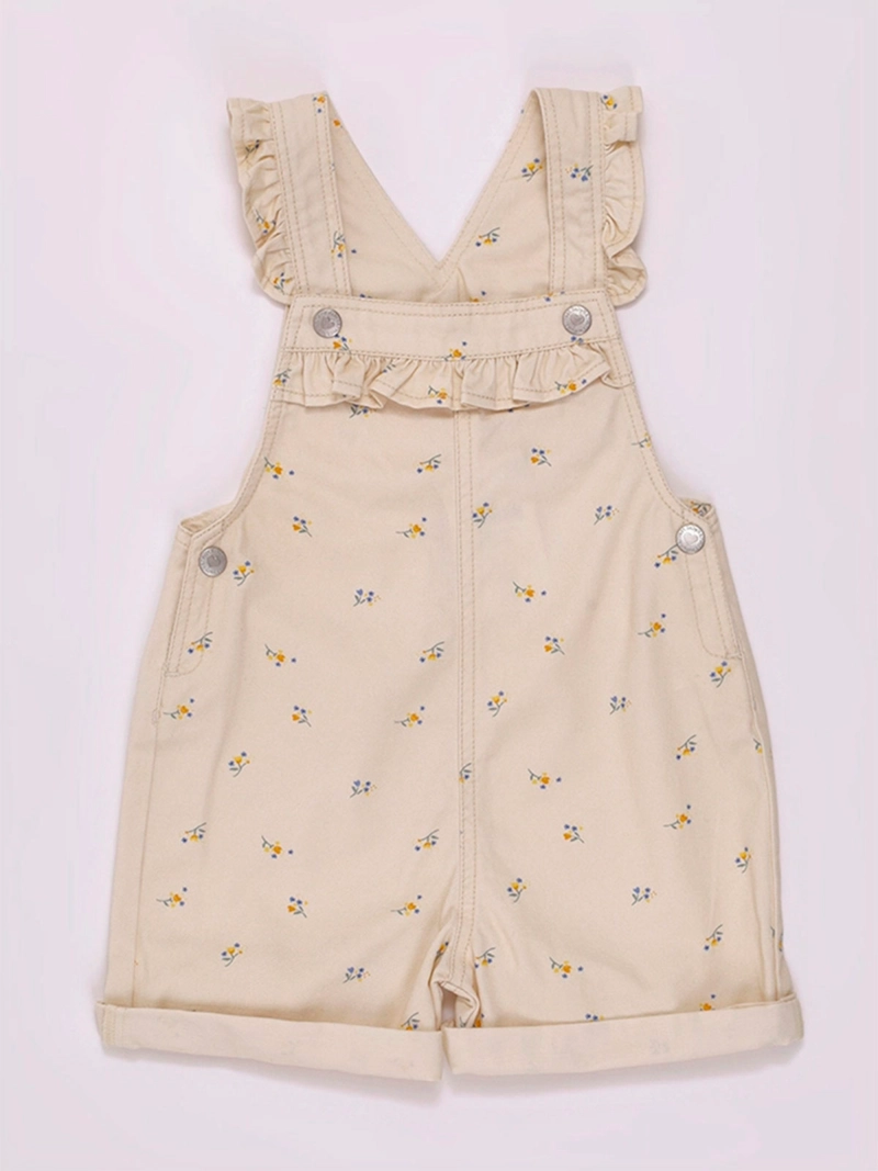 JARDINERA SHORT NIÑA BABY HARVEST ALGODÓN ESTAMPADA - 3