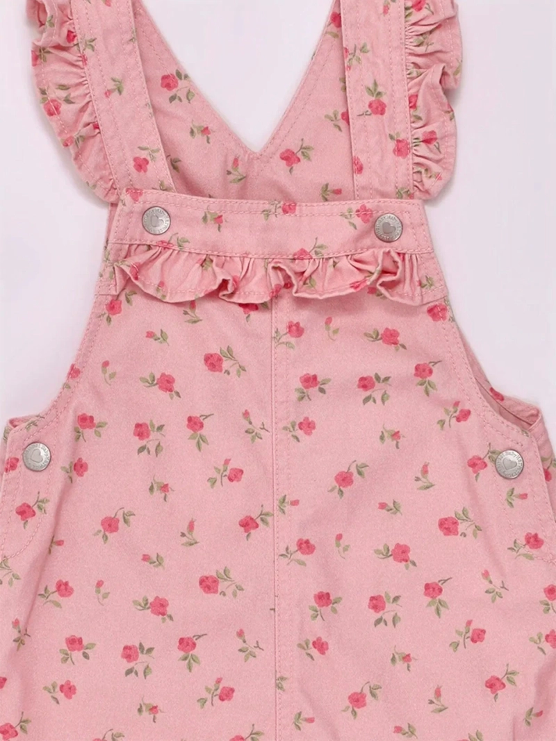 JARDINERA SHORT NIÑA BABY HARVEST ALGODÓN ESTAMPADA - 5