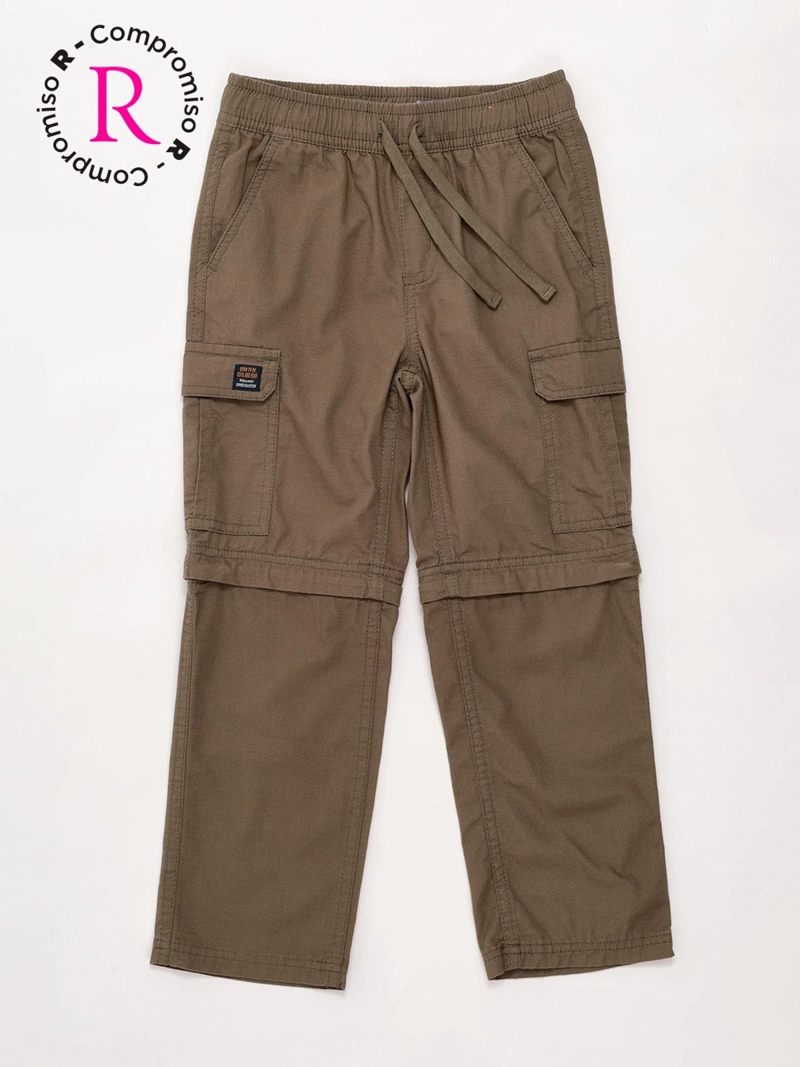 PANTALÓN NIÑO HARVEST ALGODÓN DESMONTABLE