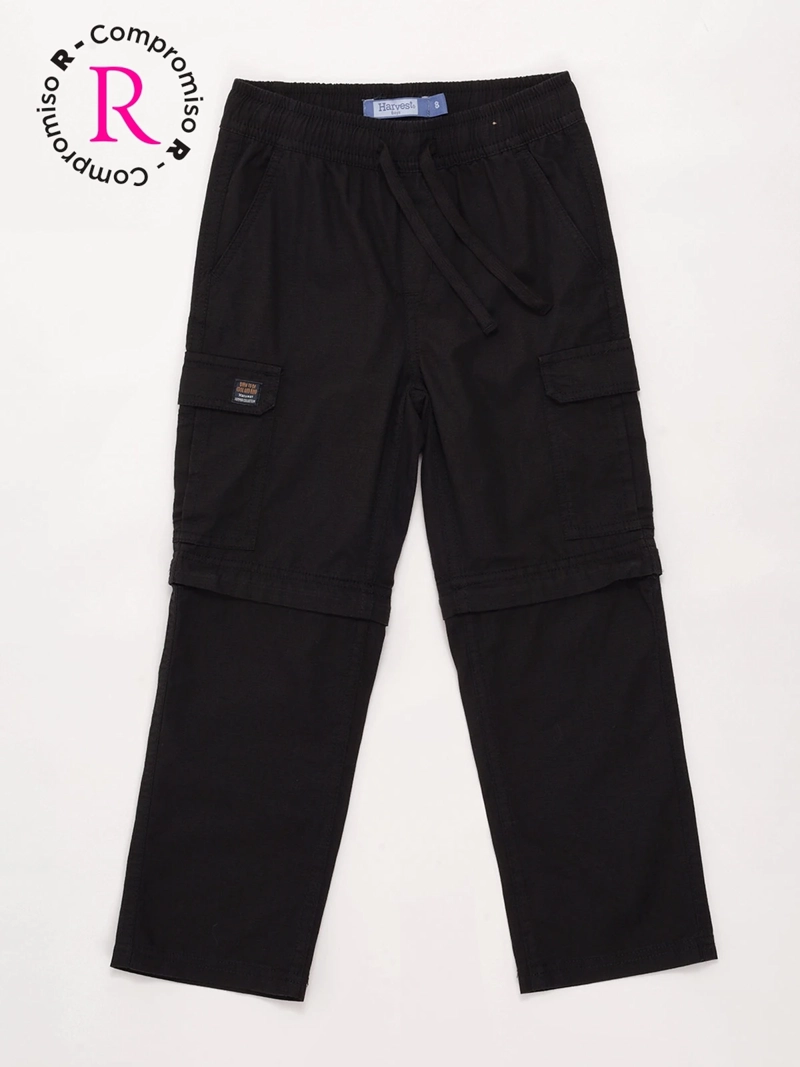 PANTALÓN NIÑO HARVEST ALGODÓN DESMONTABLE