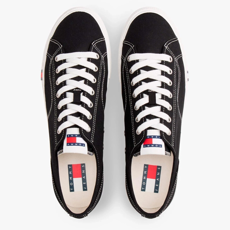 ZAPATILLAS HOMBRE TOMMY HILFIGER CASUALES NEGRO EM0EM01674BDS  - 4