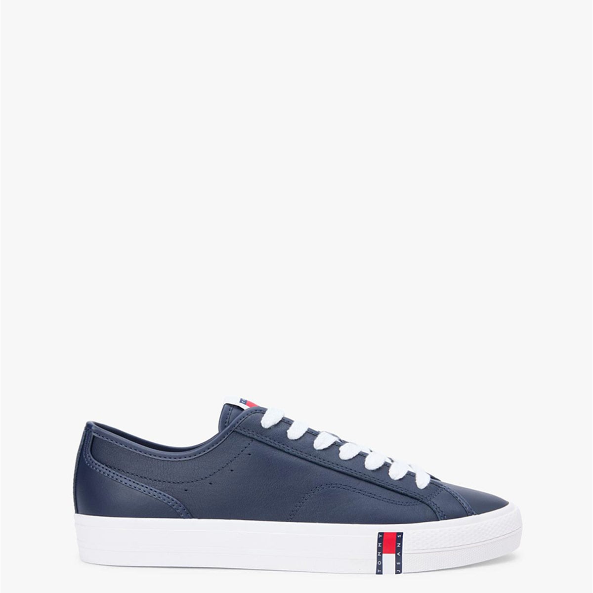ZAPATILLAS HOMBRE TOMMY HILFIGER CASUALES AZUL MARINO EM0EM01676C1G CUERO - 1