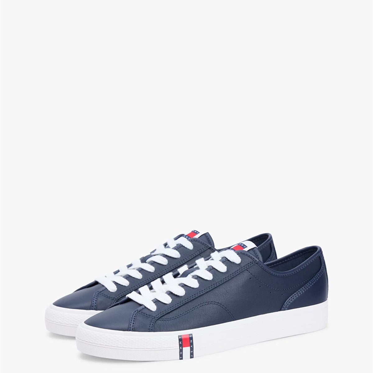 ZAPATILLAS HOMBRE TOMMY HILFIGER CASUALES AZUL MARINO EM0EM01676C1G CUERO - 3