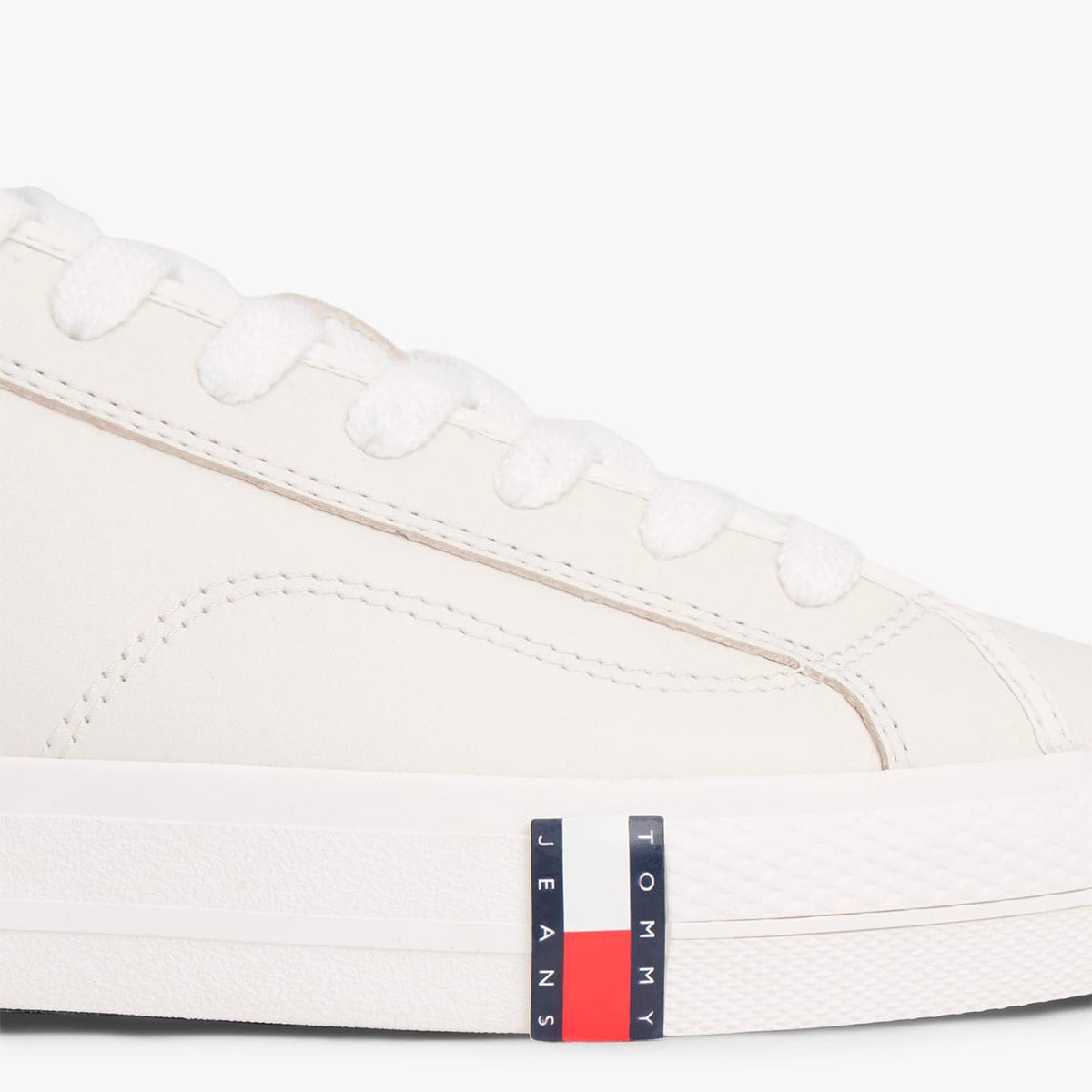 ZAPATILLAS HOMBRE TOMMY HILFIGER CASUALES BLANCO EM0EM01676YBL CUERO - 7