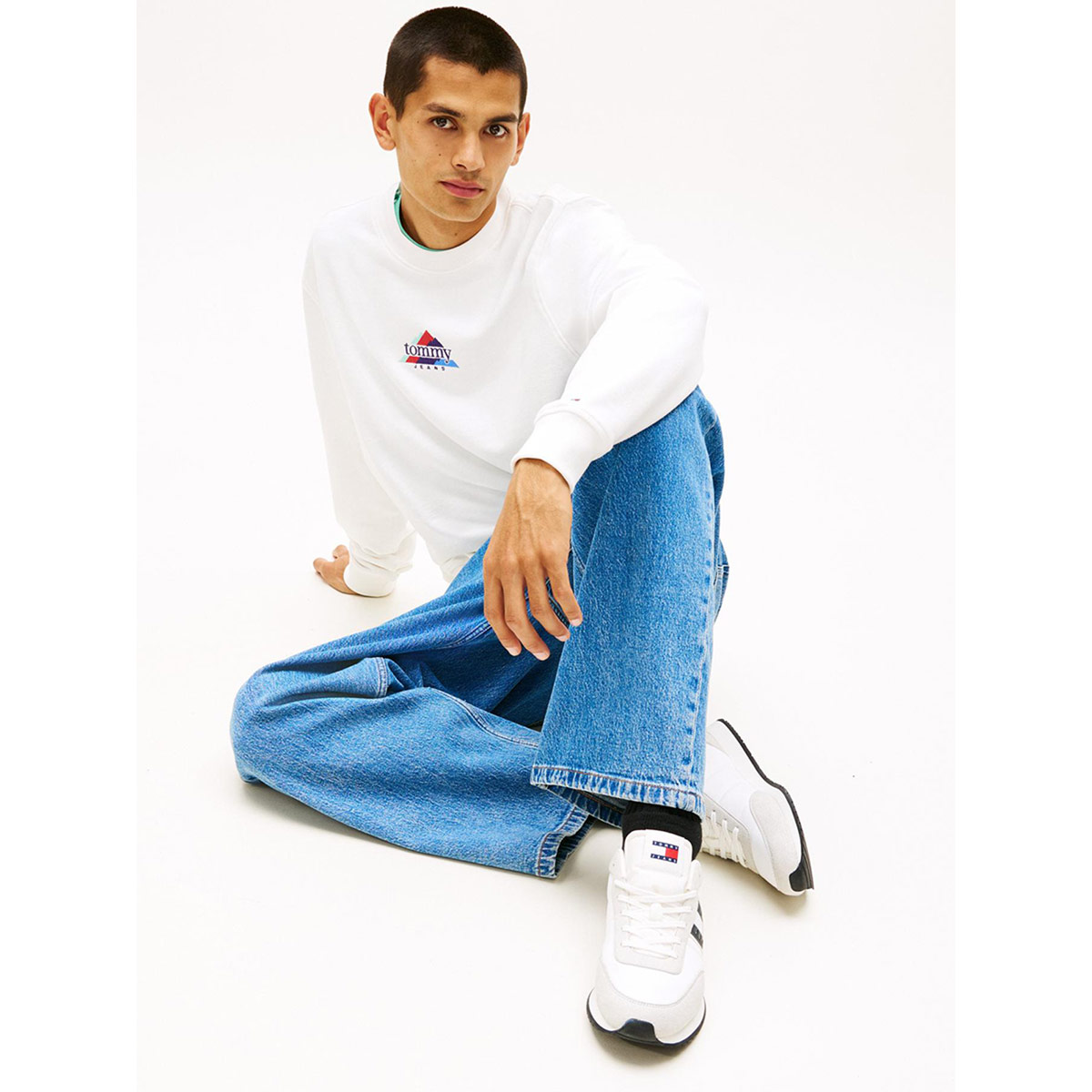 ZAPATILLAS HOMBRE TOMMY HILFIGER CASUALES BLANCO EM0EM01709YBL  - 8