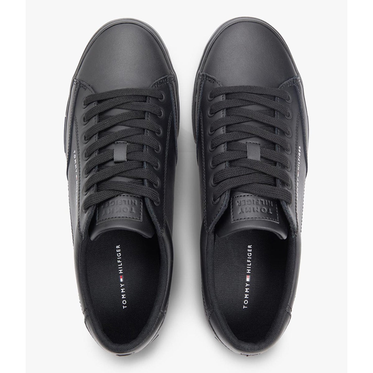 ZAPATILLAS HOMBRE TOMMY HILFIGER CASUALES NEGRO FM0FM05814BDS CUERO - 4