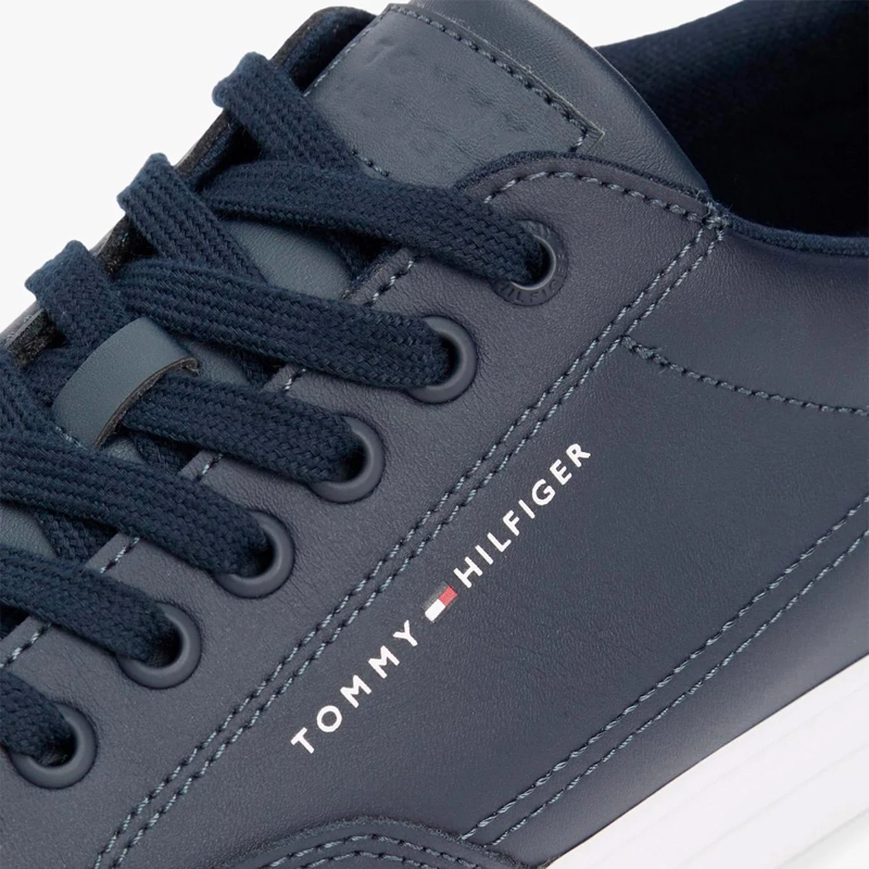 ZAPATILLAS HOMBRE TOMMY HILFIGER CASUALES AZUL MARINO FM0FM05814DW5 CUERO - 7