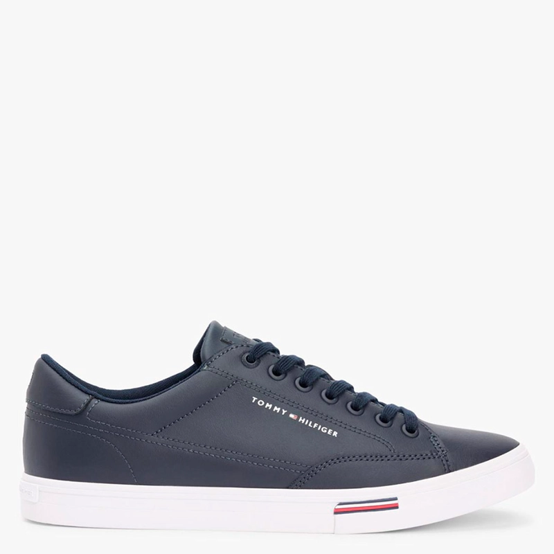 ZAPATILLAS HOMBRE TOMMY HILFIGER CASUALES AZUL MARINO FM0FM05814DW5 CUERO - 1